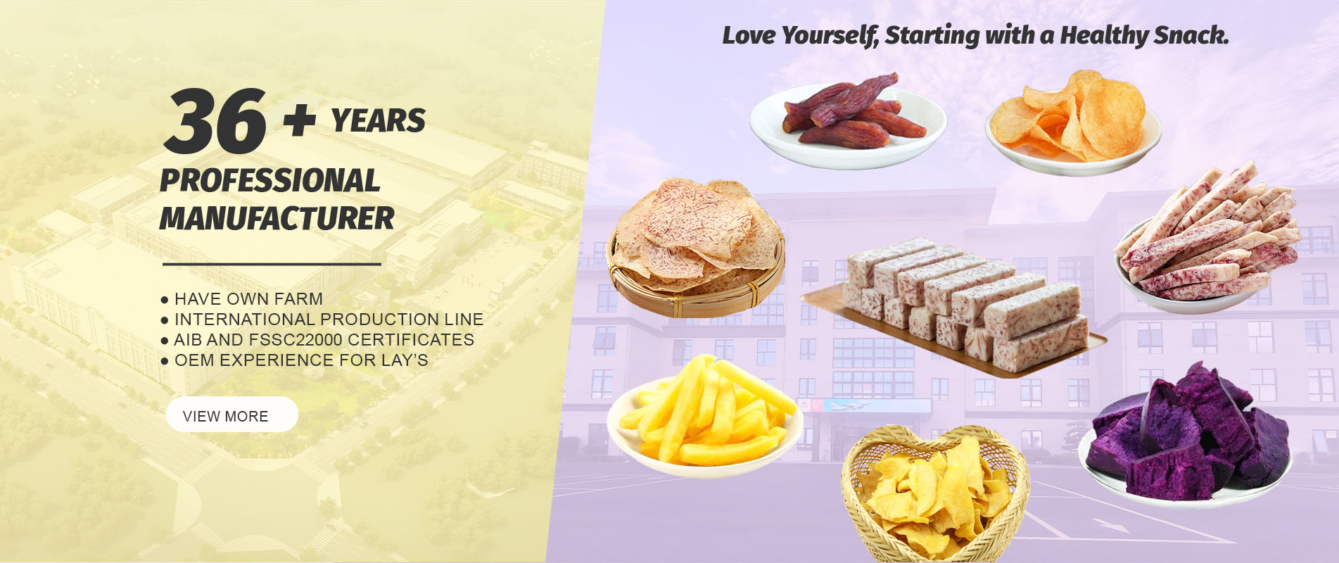 Фабрика по производству полезных закусок по OEM-заказу