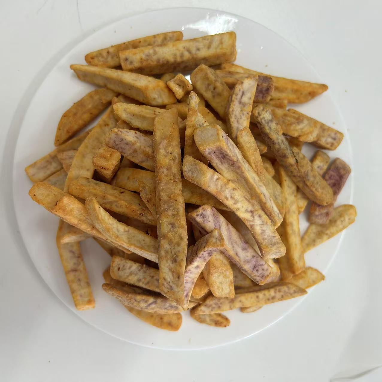 Vacuum Low-Temp Frying Taro Sticks Salty Egg Yolk Flavor Taro Sticks Supplier